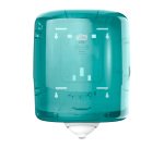 Verdeler voor afdroogrollen met centrale verdeling Tork M4 Maxi Reflex wit-blauw