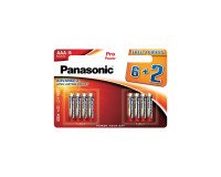 Pilas LR03 AAA Pro Power Premium Panasonic - Pack  6 + 2 GRATIS
