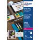 Pack von 100 Visitenkarten Tintenstrahl Avery Quick and Clean - 85 x 54 mm - 270 g