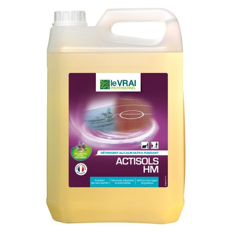 Dégraissant industriel surpuissant Le Vrai HM - Bidon de 5 litres