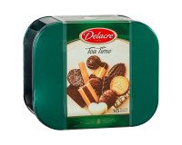 Assortiment de biscuits Tea Time Delacre - Boîte métal 1 kg