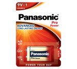 Pila LR61 de 9V Pro Power Panasonic - Blister de 1 pila