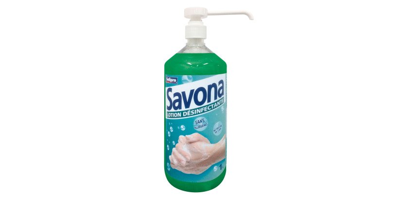 Savon liquide désinfectant Solipro Savona antiseptique - Flacon 1 litre