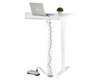 Vertikales erweiterbares Universal-Kabelmanagementkanal von 68 bis 110 cm.