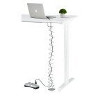 Goulotte passe-câbles verticale extensible universelle de 68 à 110 cm