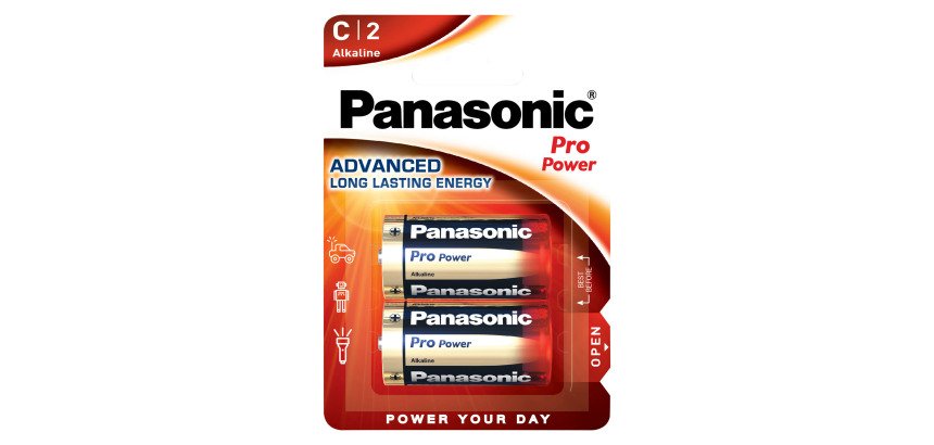 Pilas LR14 C Pro Power Panasonic - Blister de 2 pilas 