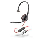 Auriculares con cable HP Poly Blackwire C3210 monoaural USB-C/A