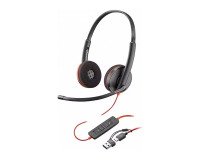 Auriculares con cable POLY BLACKWIRE C3220 biaural USB-C/A