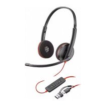 auriculares con cable hp poly blackwire c3220 biaural usb-ca