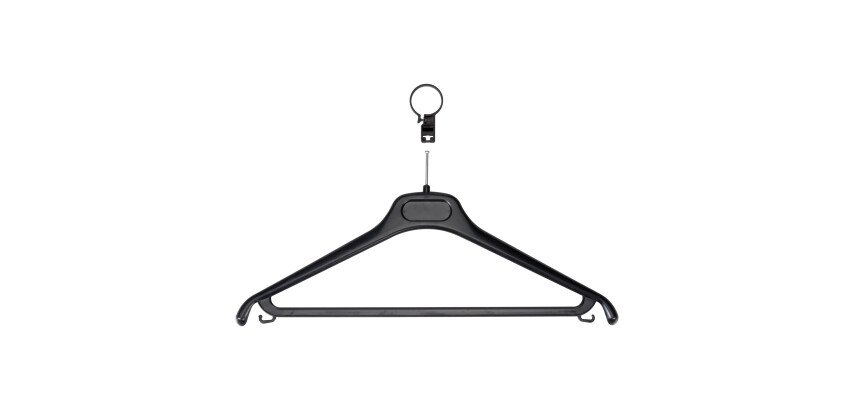 Set of 20 anti-theft coat hangers