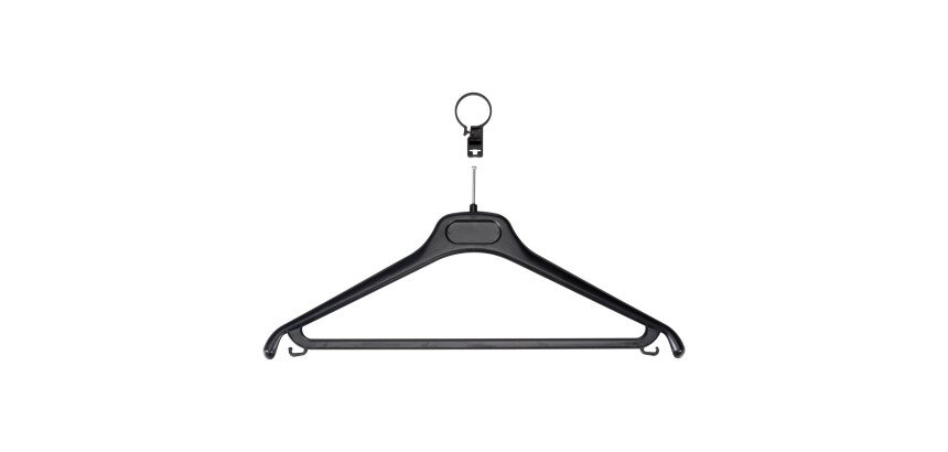 Set of 20 anti-theft coat hangers
