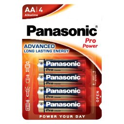 Pilas LR06 AA Pro Power Panasonic - Blister de 4