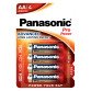 Pilas LR06 AA Pro Power Panasonic - Blister de 4