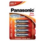 Pilas LR06 AA Pro Power Panasonic - Blister de 4