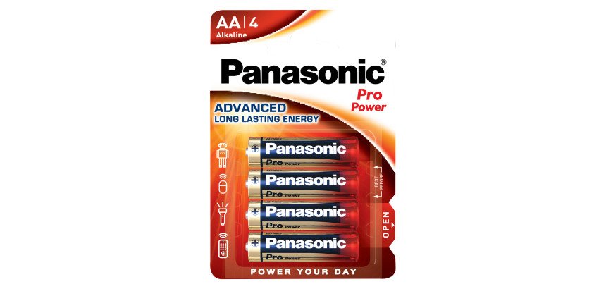 Pilas LR06 AA Pro Power Panasonic - Blister de 4