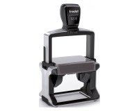 Trodat Metal line 5208 sello con texto personalizado 10 líneas 68 x 47 mm monocromo