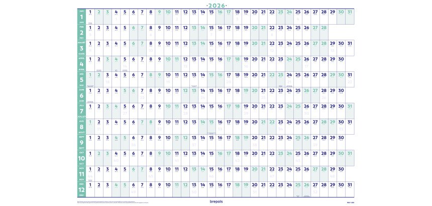 Bilingual Annual Planning 2026 Brepols