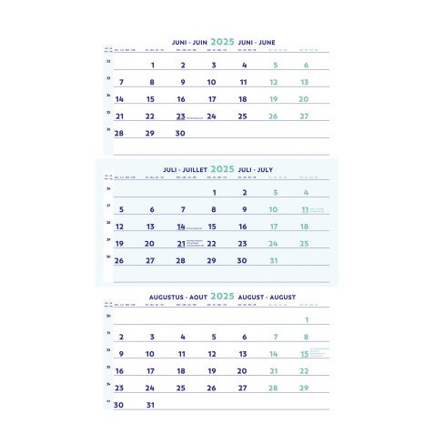 Bilingual quarterly calendar 2023