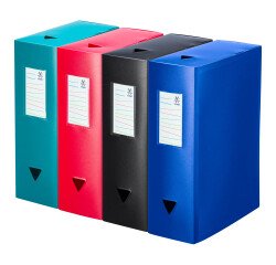 Carpeta de proyectos Viquel, lomo 10 cm colores opacos