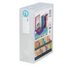 Boîte de classement plastique Viquel translucide personnalisable dos 10 cm