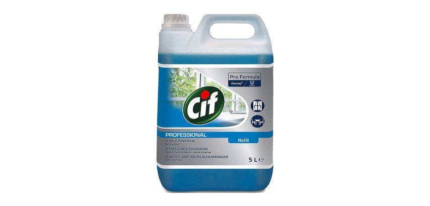 Cif professional Nettoyant vitres et Multi-Surfaces - Bidon de 5 L