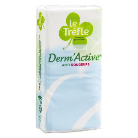 Handkerchief Le Trèfle anti-redness derm'Active - 10 sleeves