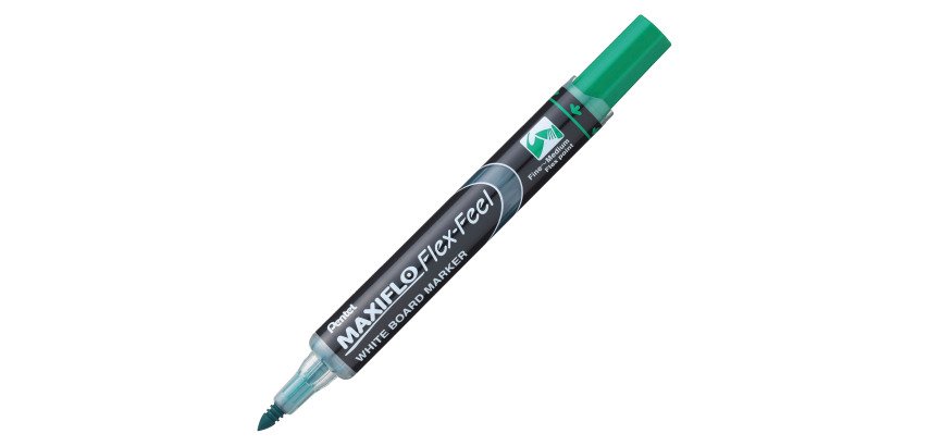 Erasable marker Pentel Maxiflo Flex Feel conical point 4,6 mm + 1 eraser for free at the purchase of 12
