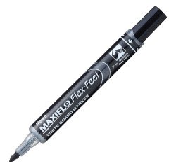 Uitwisbare marker Pentel Maxiflo Flex kegelpunt 4,6 mm + 1 bordenwisser gratis bij de aankoop van 12