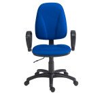 Chaise de bureau avec accoudoirs fixes non feu Prestige Jupiter