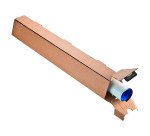 Tube d'expédition trapèze 61 x 10,5 x 7,5 cm