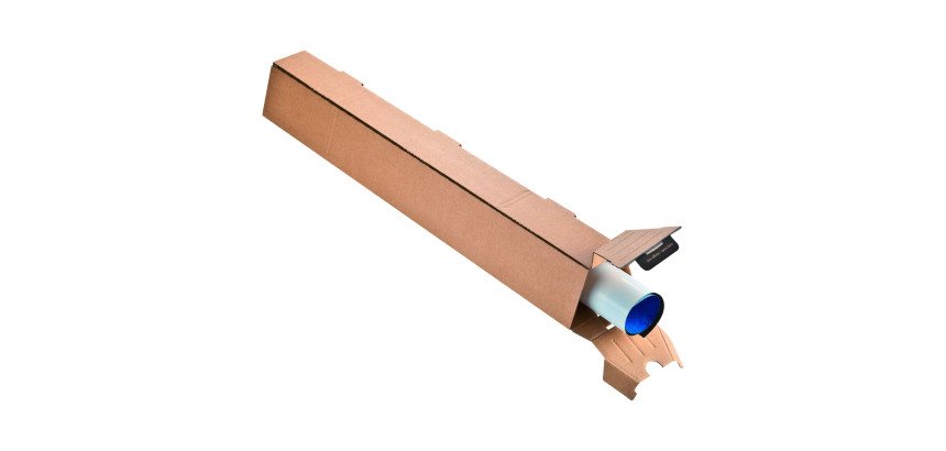 Tube d'expédition trapèze 61 x 10,5 x 7,5 cm