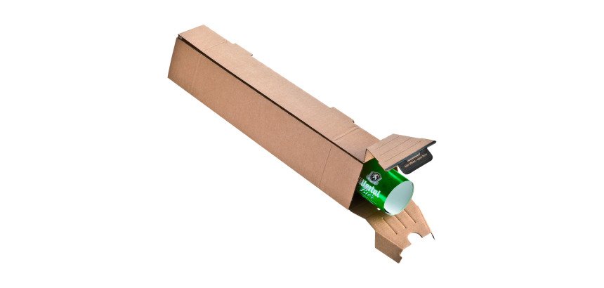 Tube d'expédition trapèze 43 x 10,5 x 7,5 cm