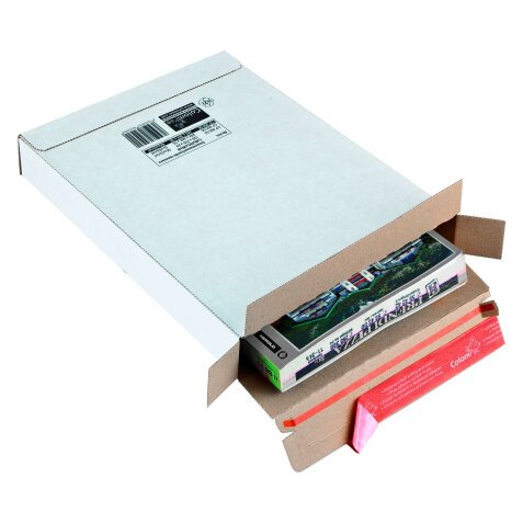 White Cardboard Mailing Box 25 x 35,3 x 5 cm
