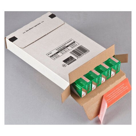 White Cardboard Mailing Box 14,5 x 22,5 x 3,4 cm