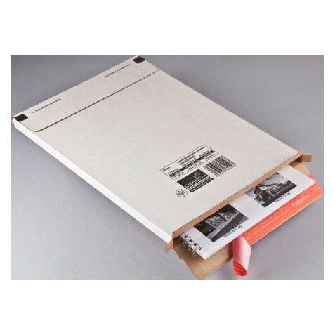 White Cardboard Mailing Box 25 x 35,3 x 2 cm