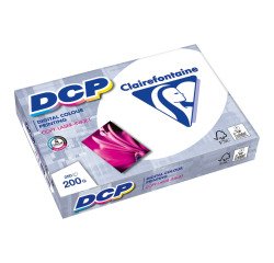 Papier A3 weiß 200 g Clairefontaine DCP - Riemen von 250 Blatt