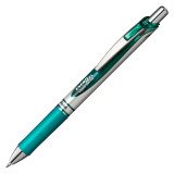 Stylo roller Pentel Energel BL77 rétractable pointe 0,7 mm - écriture moyenne turquoise
