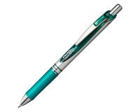Stylo roller Pentel Energel BL77 rétractable pointe 0,7 mm - écriture moyenne - turquoise