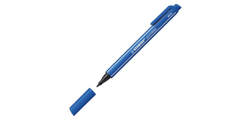 Felt-tip pen Stabilo Pointmax with cap point 1 mm - medium writing 