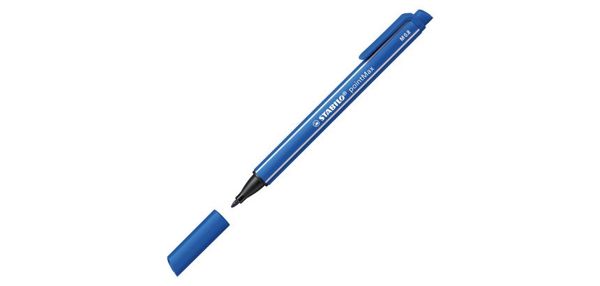 Viltstift Stabilo PointMax met dopje punt 1 mm - medium schrift 