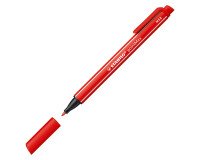 Filzstift Stabilo PointMax mit Deckelschen Punkt 1 mm - medium Linie rot
