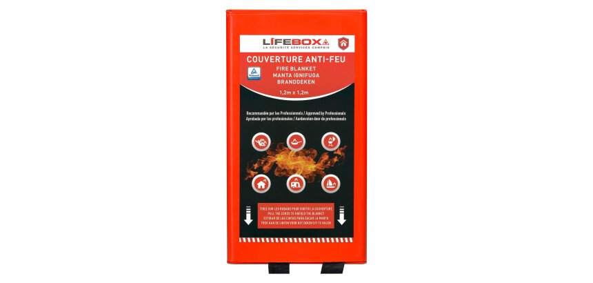 Couverture Anti-Feu - 1,2 m x 1,2 m
