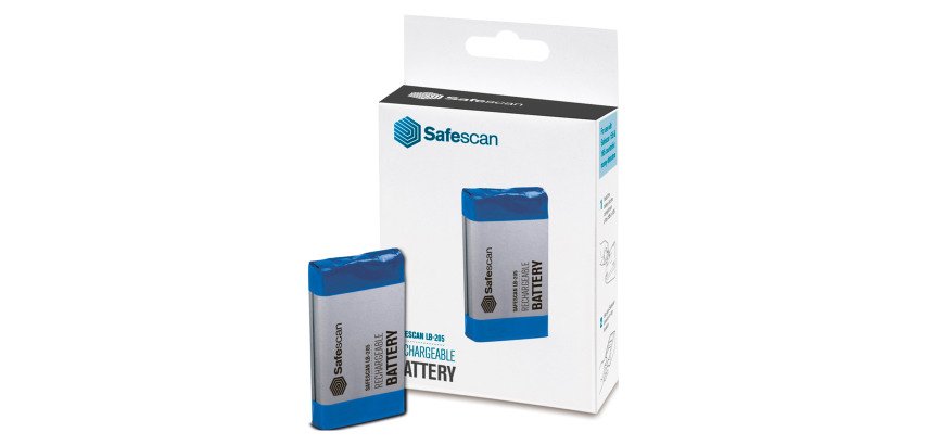 Batería recargable para Balanzas contadoras Safescan 6165, 6175 y 6185