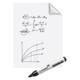 Feuille électrostatiques Magic-Chart 60 x 80 cm - 25 feuilles blanches