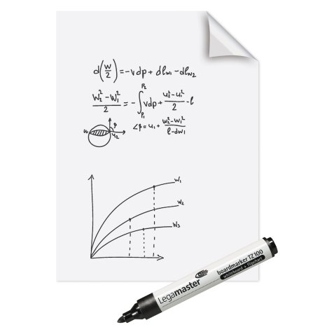 Feuille électrostatique Magic-Chart 60 x 80 cm - 25 feuilles