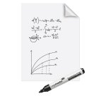 Feuille électrostatique repositionnable Magic-Chart 60 x 80 cm - 25 feuilles