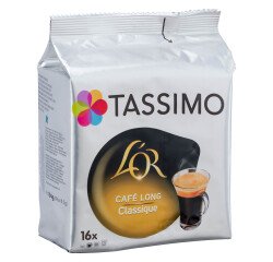 Cápsulas de café Tassimo L'Or Largo Clásico - paquete de 16