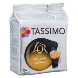 Cápsulas de café Tassimo L'Or Largo Clásico - paquete de 16