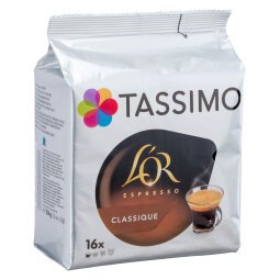 Cápsulas de café Tassimo L'Or Clásico - paquete de 16