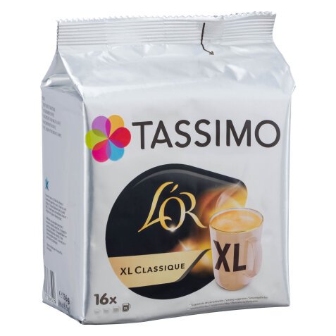 Kaffeekapseln Tassimo L'Or XL klassisch  -  Pack von 16